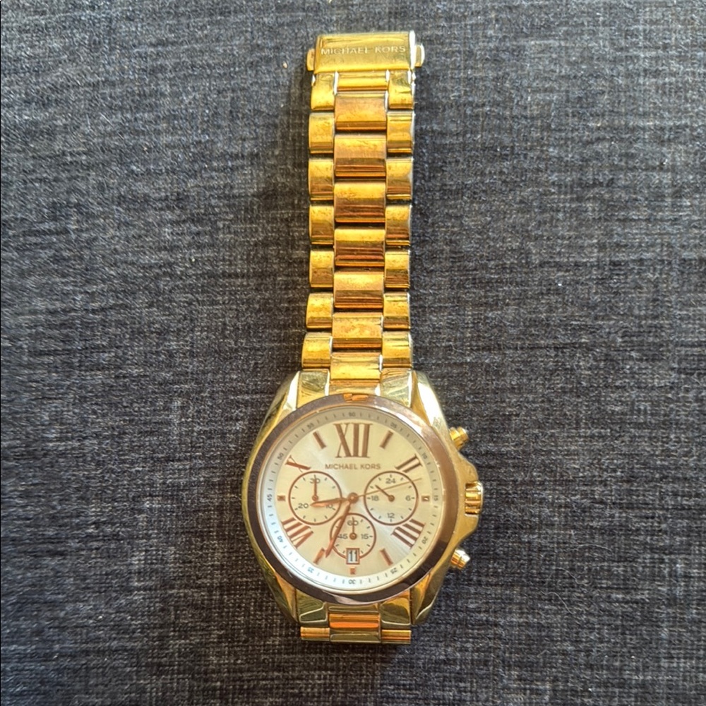 Michael Kors Gold Chronograph Watch